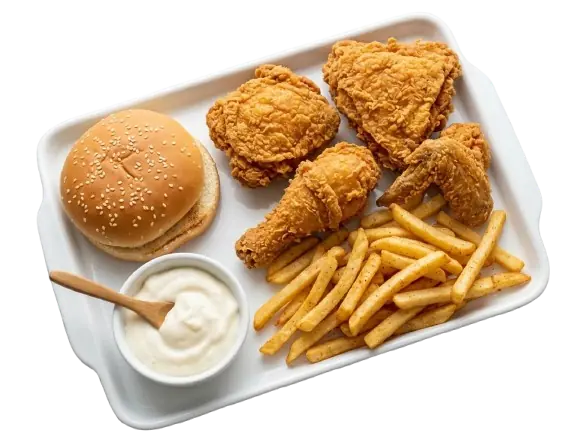 Albaik 4 Piece Chicken Meal